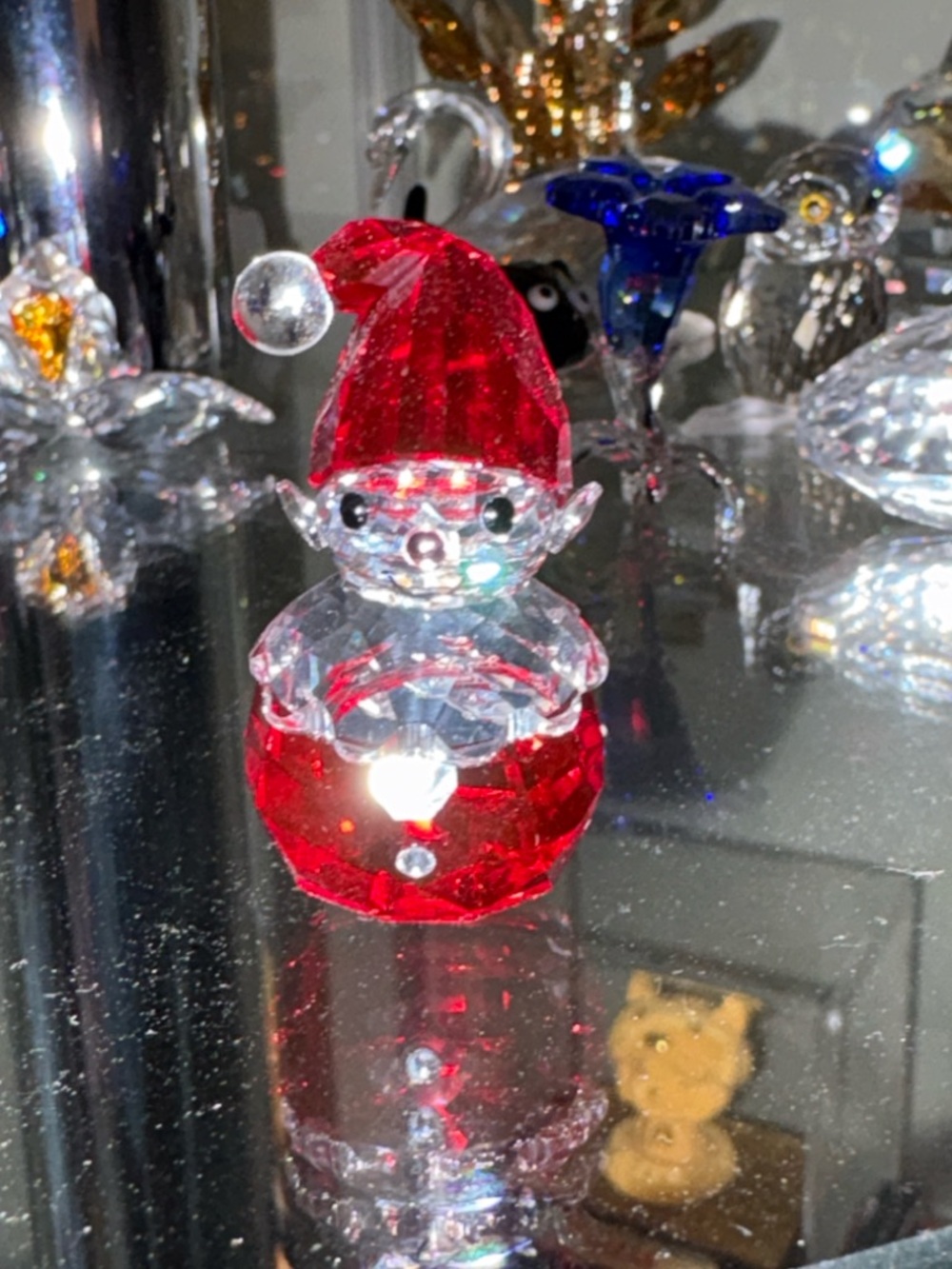 Retired Swarovski Rocking Elf with Box!